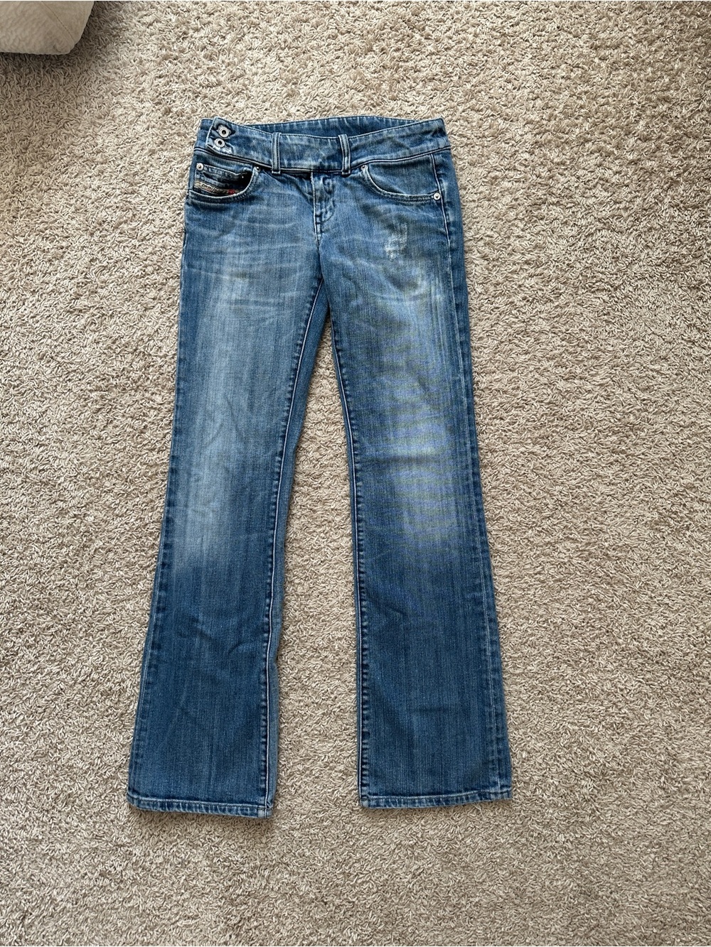 Diesel Women's Medium Blue straight leg Jeans